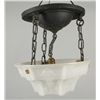 Image 1 : Antique Heavy Glass Light Fixture