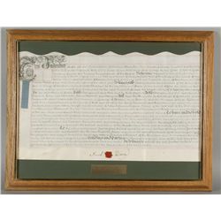 British Land Document Signed by Samuel Dickson