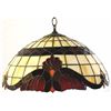 Image 1 : Leaded and Stained Glass large Lamp Shade,