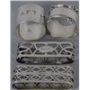 Image 1 : Set of 4 Sterling Silver Napkin Rings all