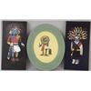 Image 1 : Three Original works of art of Kachinas