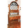 Image 1 : Excellent Hardwood Baker's Rack with blue