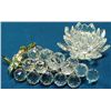 Image 1 : Swarovski Silver Crystal 7" Grape Bunch with