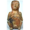 Image 1 : Nude Male Poly Chrome Figure of Man Chewing