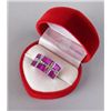 Image 1 : Ladies Custom Designed Cocktail Ring, Lavender