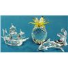Image 1 : A Collection of Three Swarovski Crystal Figures;