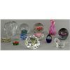 Image 1 : Lot of 12 Collectible Glass Paper Weights,
