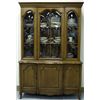 Image 1 : Dining Room Hutch with Bubble Glass Doors,