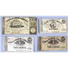 Image 1 : Collection of Four Fractional Currency Bills