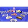 Image 1 : Antique Glass Candy Containers including Trains,