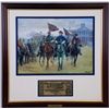 Image 1 : Framed and Matted Print Robert E Lee reviewing