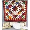 Image 1 : Collection of 6 Embroidered Vintage Throw Pillows
