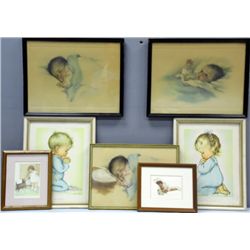 Collection of Children Prints; Two by Charlotte