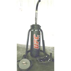 Everlast Heavy Bag by UFC and an AB Dolly Plus