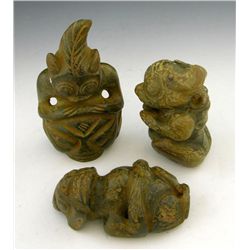 COLLECTION OF JADE EFEGEES Group of Three