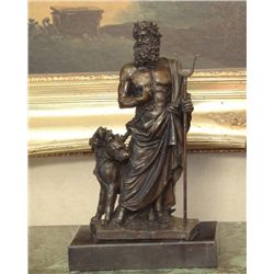 Marvelous Bronze Sculpture Hades God of the Underw