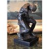 Image 1 : Thinker Pose Bronze Sculpture