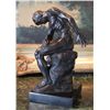 Image 2 : Thinker Pose Bronze Sculpture