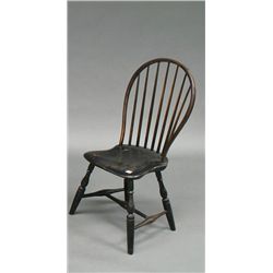 Very Rare early American Windsor side chair