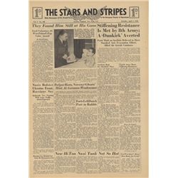 STARS AND STRIPES Newspaper Dated, April 3 1943