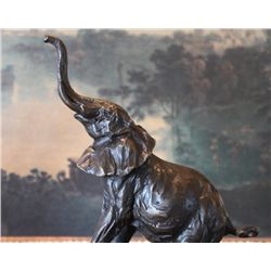 Magnificent Elephant Bronze Sculpture