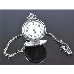 Men's Pocket Watch W/madonna Face