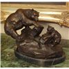 Image 1 : Grizzly Bear Mother and Cub, Bronze Sculpture