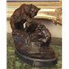 Image 2 : Grizzly Bear Mother and Cub, Bronze Sculpture