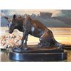 Image 1 : Coyote Bronze Sculpture