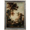 Image 1 : Italianate Landscape, signed Salvador