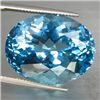 Image 1 : Huge 46.70ct OVAL CUT NATURAL SWISS BLUE TOPAZ