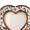 Image 3 : Floral Heart Shaped Faberge Inspired Picture Frame