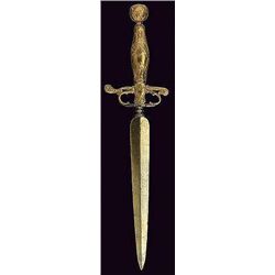 Mammoth Highly Ornate French Sash Dagger