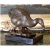 Image 1 : Delightful Duck Bronze Sculpture