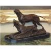 Image 4 : Regal Bronze Sculpture Hunting Dogs