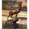 Image 1 : Impressive Bronze Sculpture Single Standing Elk