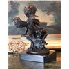Image 4 : Flute Cherub Bronze Sculpture