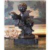 Image 5 : Flute Cherub Bronze Sculpture