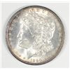 Image 1 : 1890 MORGAN SILVER DOLLAR,  MS-65  GEM, 100% ORIGINAL, SUPER COLOR AND LUSTER!