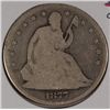 Image 1 : 1877-S SEATED HALF DOLLAR AG