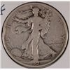 Image 1 : 1921-S WALKING LIBERTY HALF DOLLAR VG