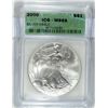 Image 1 : 2000 SILVER AMERICAN EAGLE ICG MS69
