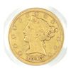 Image 2 : 1843-C $5.00 GOLD, PCGS VF-20 GREEN LABEL, SUPER RARE, LOW MINTAGE! GREAT COIN