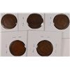5 TWO CENT PCS (64,65,66,67,68) AG-VG