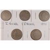 Image 1 : 5-1890 V-NICKELS AVG CIRC