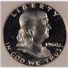 Image 2 : 1960 PROOF FRANKLIN HALF DOLLAR SEGS PR 65 DEEP CAMEO