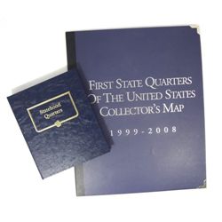 STATE QUARTER COLLECTIONS, 50, 1 EACH STATE IN BINDER, 50, ONE EACH STATE IN MAP