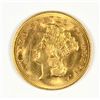 Image 1 : 1878 $3 GOLD MS-64 EXCELLENT LUSTER!