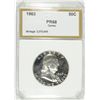 Image 1 : 1963 FRANKLIN HALF DOLLAR PCI PR-68 CAMEO