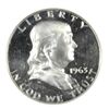 Image 2 : 1963 FRANKLIN HALF DOLLAR PCI PR-68 CAMEO